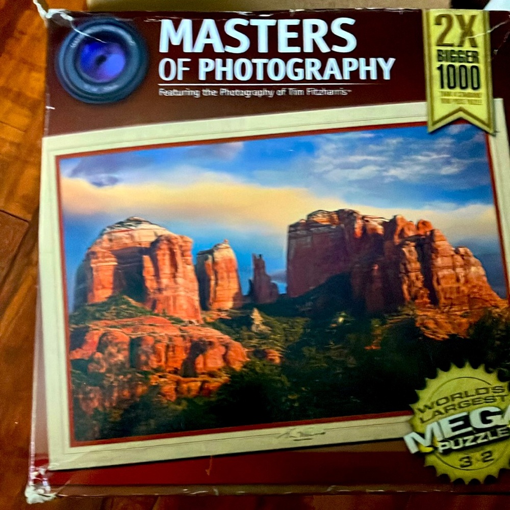Sedona puzzle 2x bigger 1000 piece! Rare find!